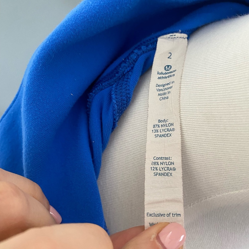 lululemon athletica Royal Blue Zip-Up Jacket - Picture 2 of 3